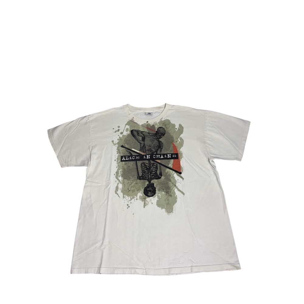 Alice In Chains Skeleton Graphic Tee — XL